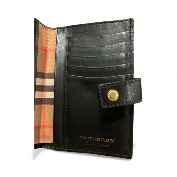 Burberry Nova Check Canvas & Leather Wallet - Picture 2 of 9